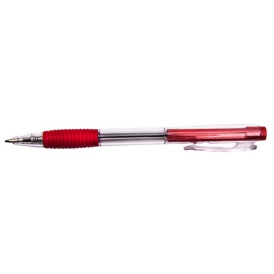 Ручка шариковая автоматическая DOLCE COSTO красная 0,7мм - фото 4944