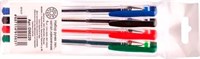 Набор гелевых ручек DOLCE COSTO 4цв 0,5мм (красный, зеленый, синий, черный)