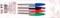 Набор шариковых ручек DOLCE COSTO 4цв 1,0мм (красный, зеленый, синий, черный) - фото 4941