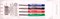 Набор шариковых ручек автоматических DOLCE COSTO 4цв 1,0мм (красный, зеленый, синий, черный) - фото 4949